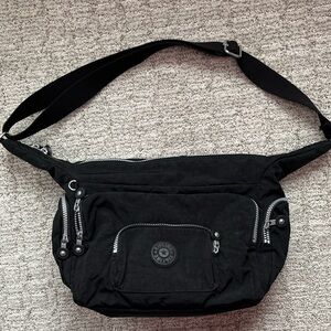 Kipling Black Nylon Convertible Bag